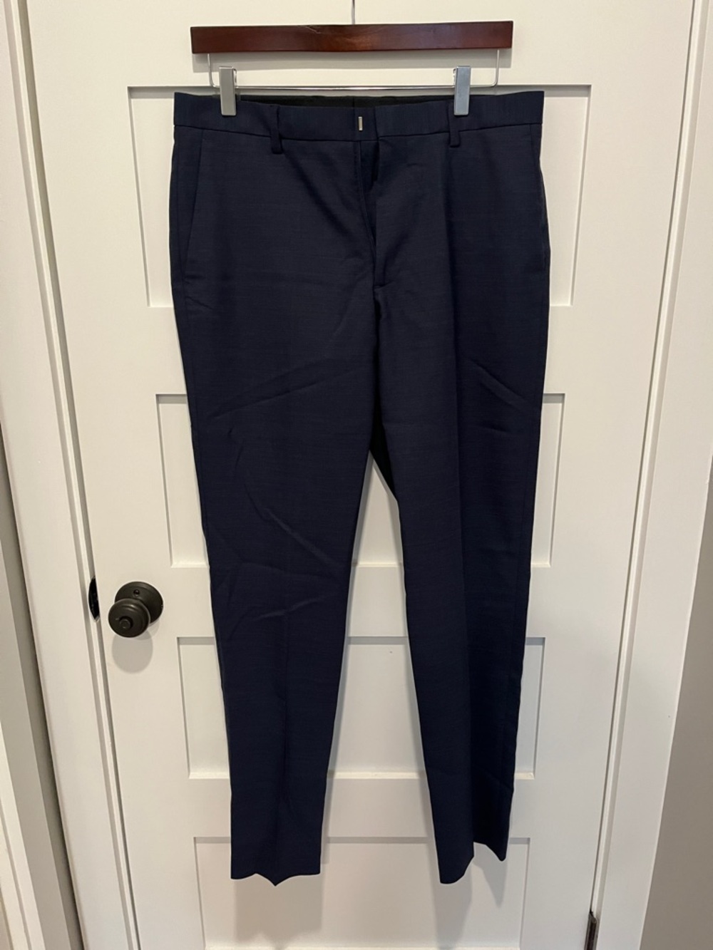 J. Crew Men's Dark Navy Tailored Dress Pants